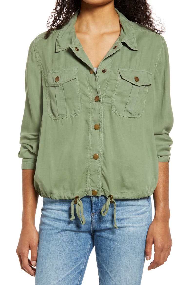 Lightweight Utility Jacket, Alternate, color, GREEN DUNE