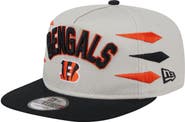 New Era Men's New Era Stone/Orange Cincinnati Bengals Athletic Golfer Snapback Hat