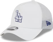 New Era Men's New Era White Los Angeles Dodgers 2026 Batting Practice Apex 9FORTY Adjustable Trucker Hat