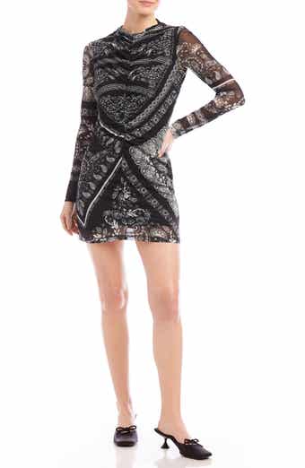 Selena Ruched Long Sleeve Minidress