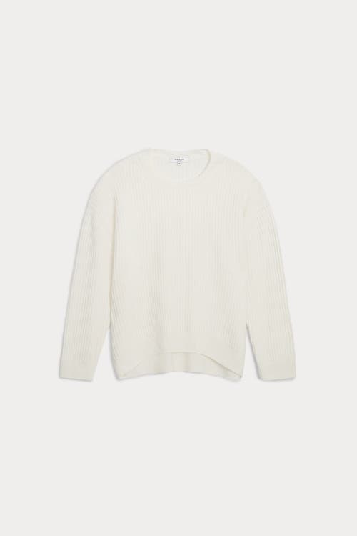 Naked Cashmere Campbell Ribbed Crewneck Cashmere Sweater In Neutral