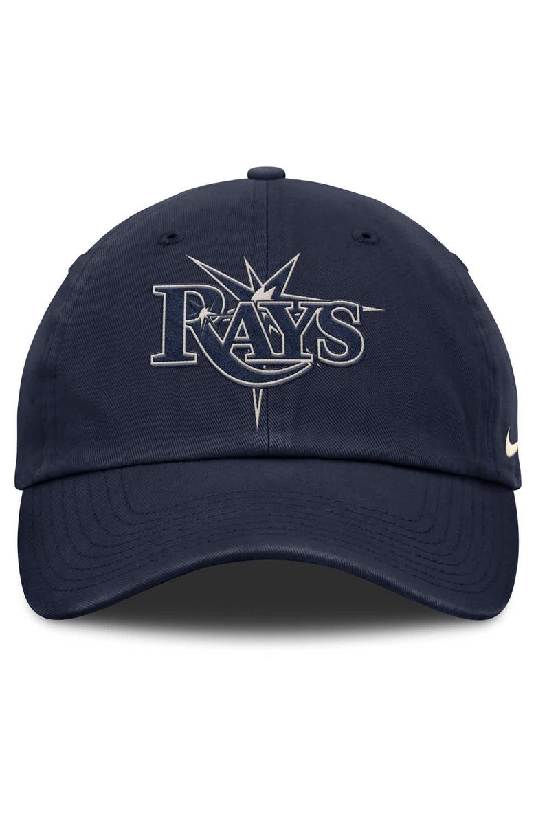 Nike Men's Nike Navy Tampa Bay Rays Statement Club Adjustable Hat, Alternate, color, Navy