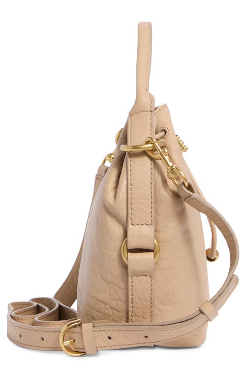 Vince Camuto Pippa Leather Bucket Bag In Brown