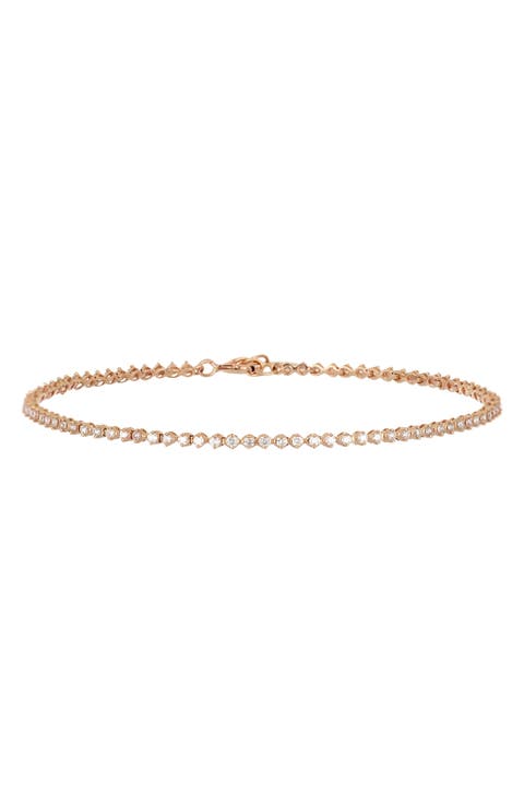 Audrey Diamond Tennis Bracelet