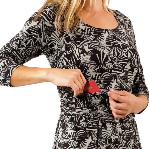 Uv Skinz Scoop Neck Maxi Dress In Shadow Shells