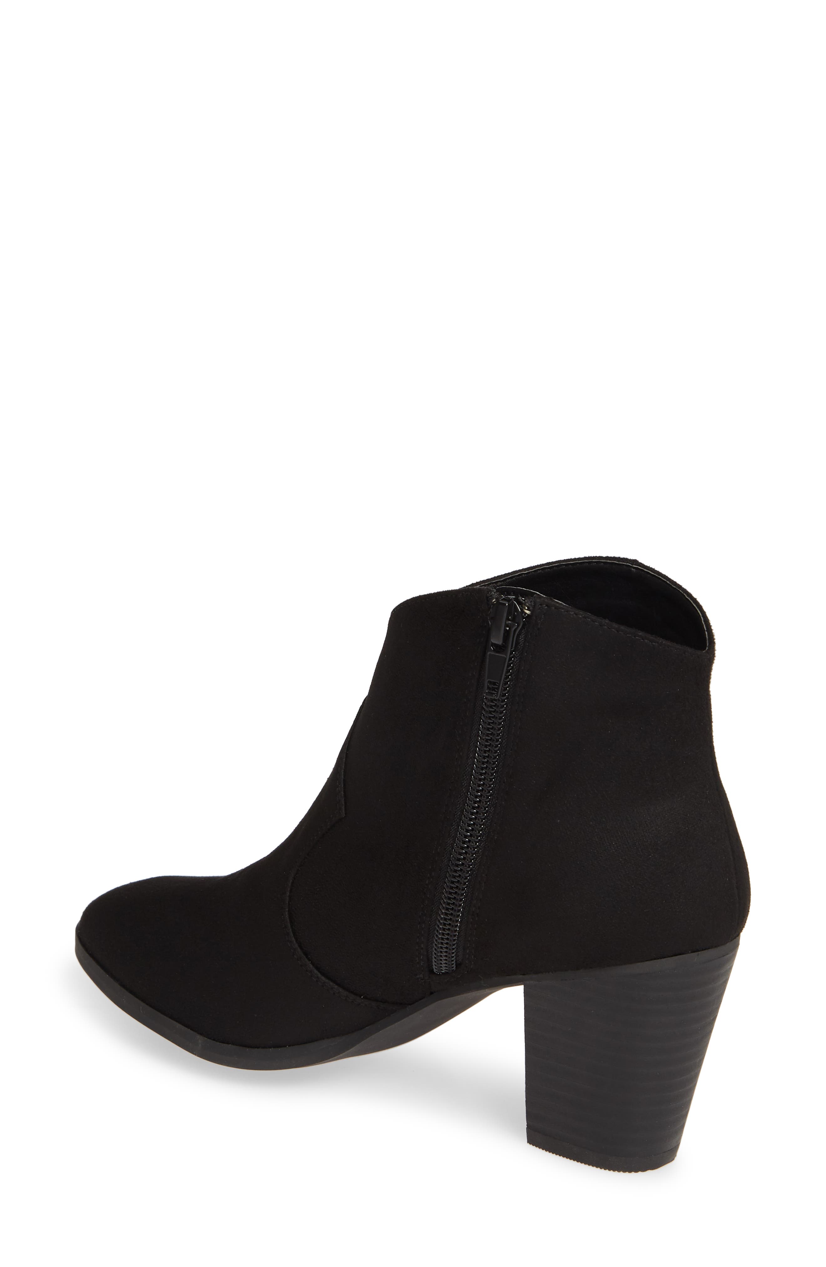 Nolly Bootie, Alternate, color, BLACK FAUX SUEDE