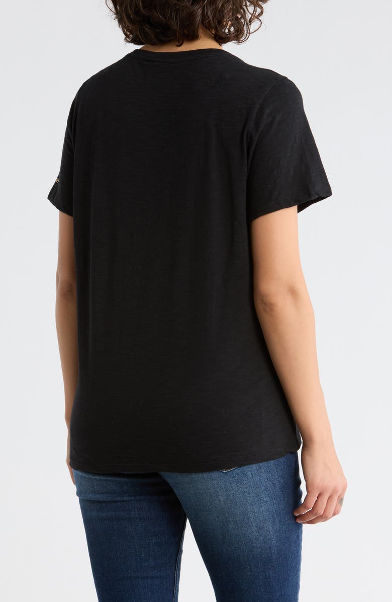 Cinq à Sept L'Amour Graphic T-Shirt, Alternate, color, Black/ Gold