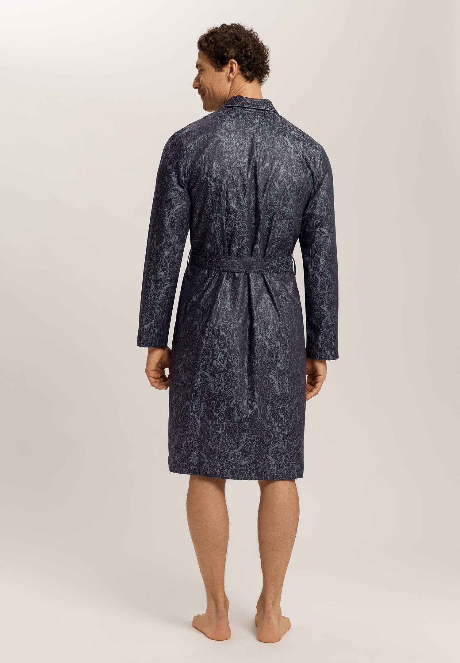 HANRO Selection Satin Cotton Robe (Men) | Nordstrom