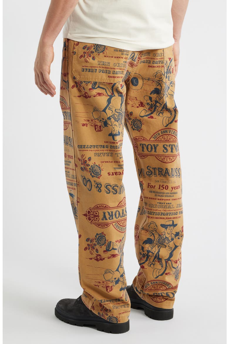 ケ*ン様 Levi’s x Toy story ペインターパンツ x Disney Pixar® Toy Story Print Double Knee Canvas Carpenter Pants