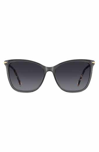 57mm Rectangular Gradient Sunglasses
