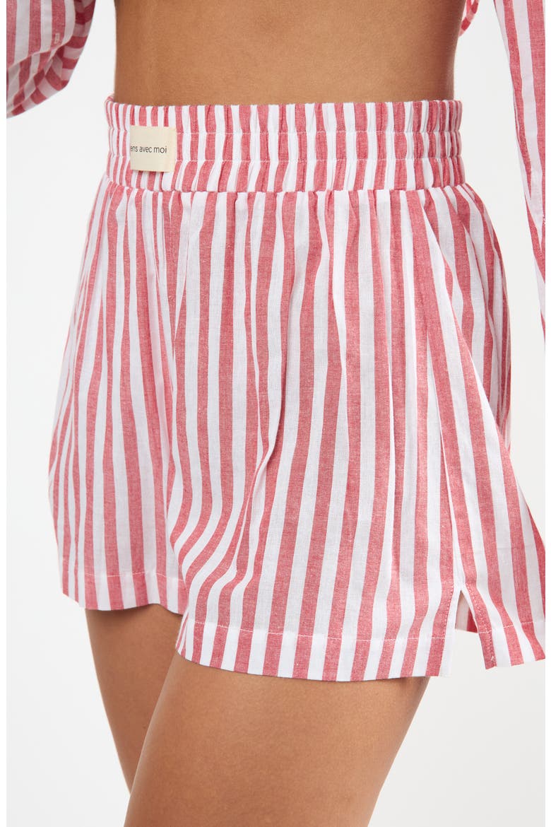 The Summer Boxer Shorts, Alternate, color, RED
