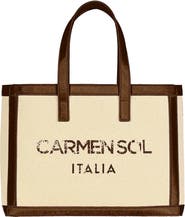 CARMEN SOL Venezia Mini Canvas Tote