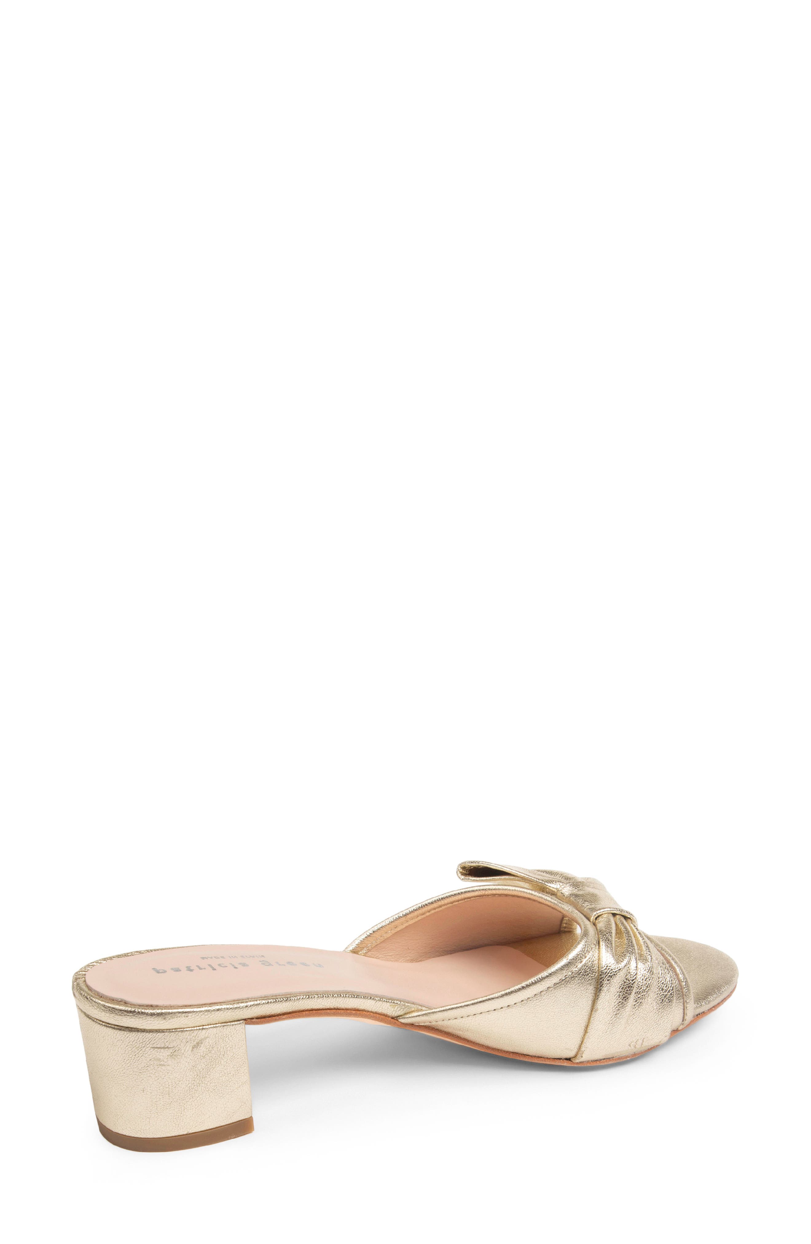 patricia green London Bow Block Heel Slide Sandal, Alternate, color, 