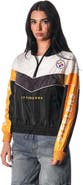 THE WILD COLLECTIVE Women's The Wild Collective Black Pittsburgh Steelers 1/4 Zip Track Jacket