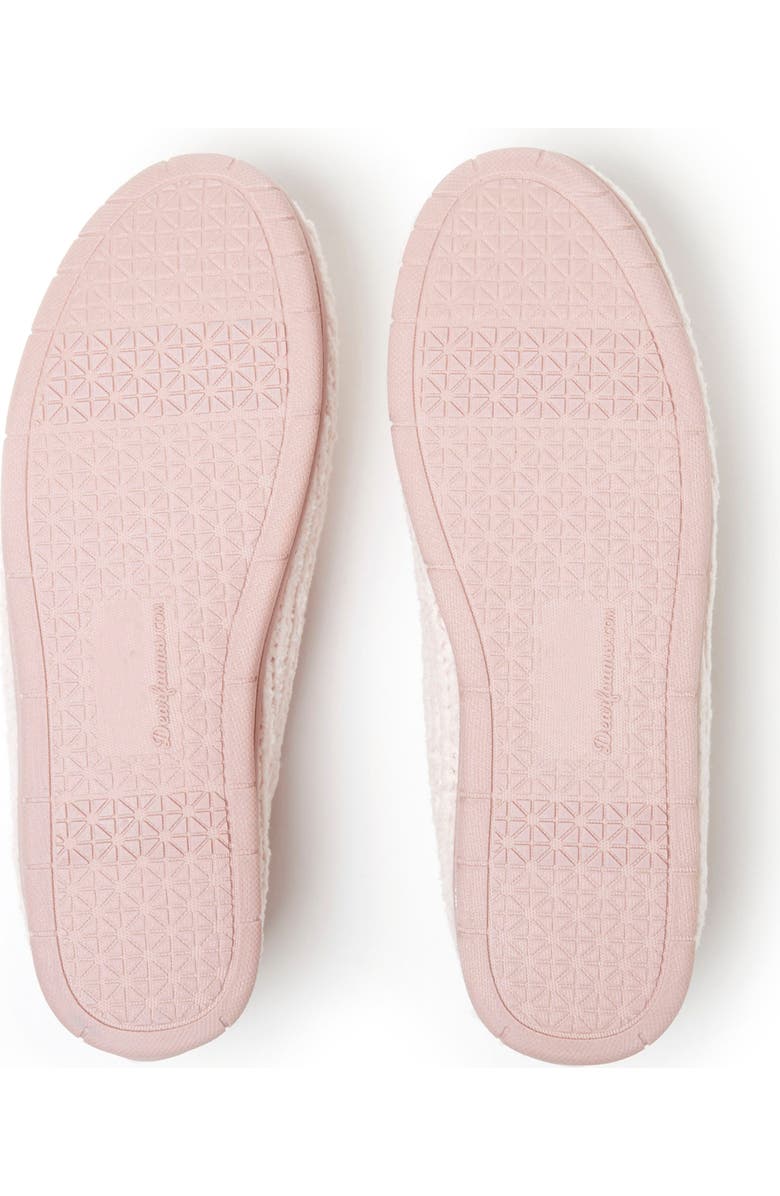 DEARFOAMS Rachel Marled Chenille Closed Back Slipper, Alternate, color, Pale Mauve