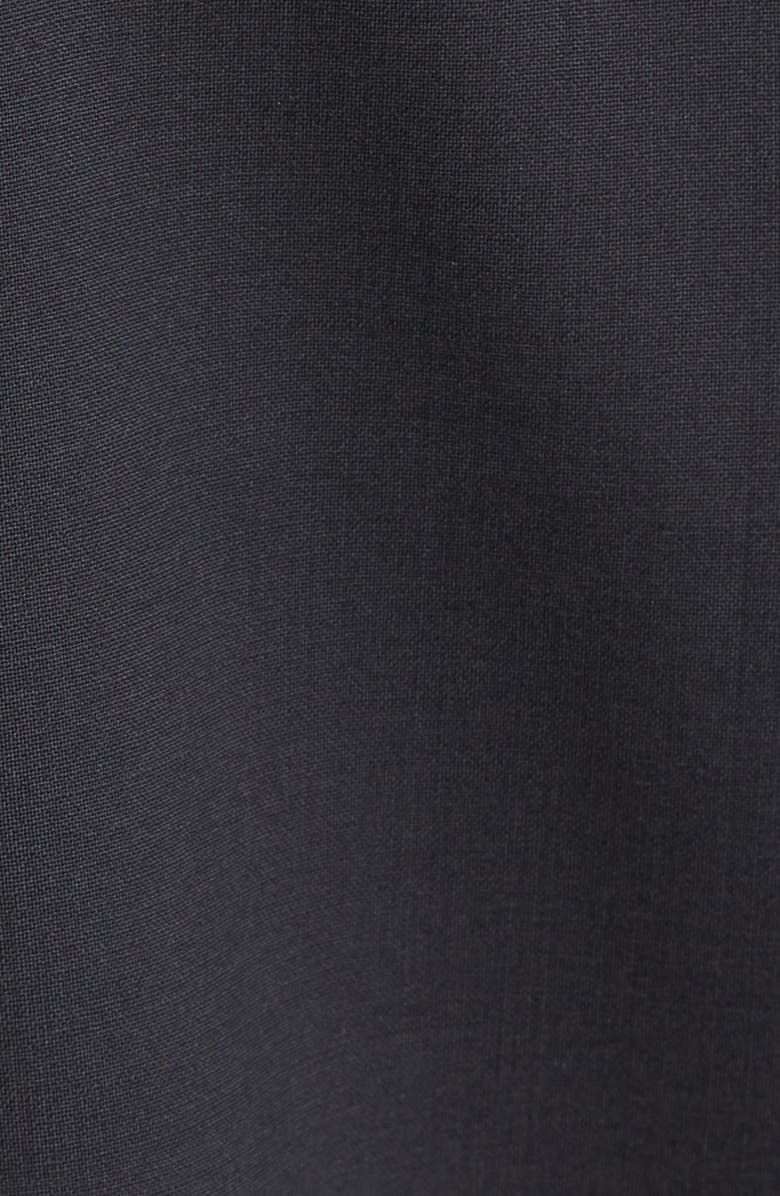 Alexander Wang Stretch Wool Blend Tailored Pants, Alternate, color, Black