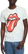 Lucky Brand Rolling Stones Graphic Tie Dye Cotton T-Shirt