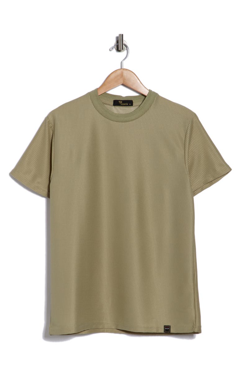 T.R. PREMIUM Textured Crew T-Shirt, Main, color, Sage