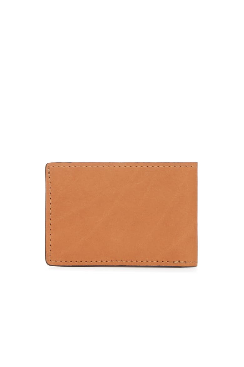 George Slim Leather Billfold, Alternate, color, Tan