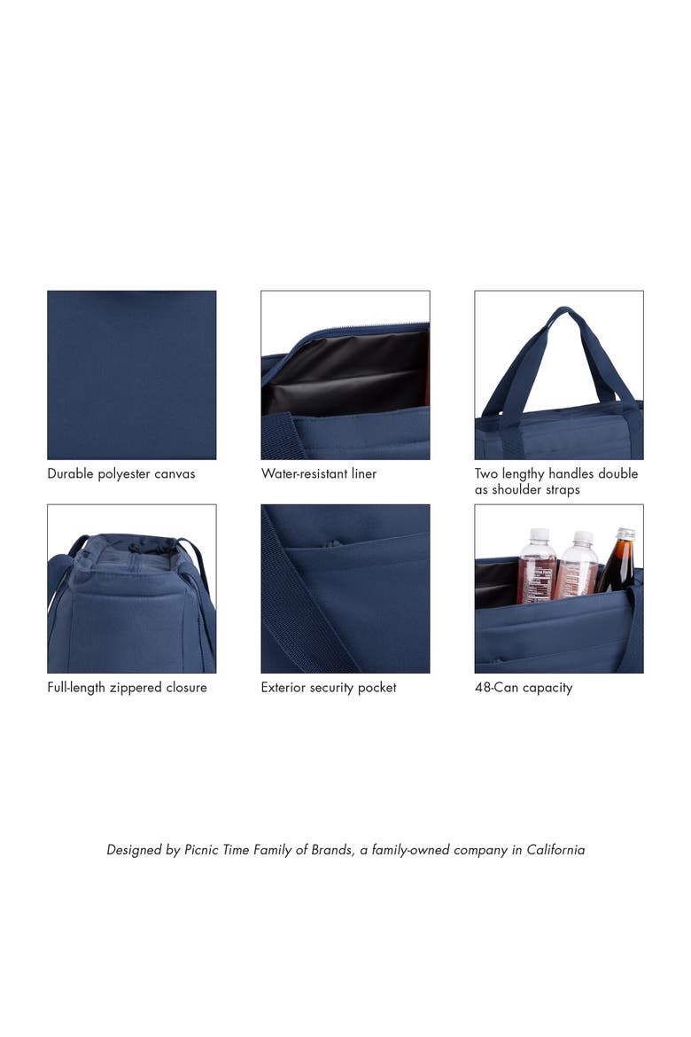 Tahoe XL Cooler Tote Bag 2.0, Alternate, color, Navy Blue