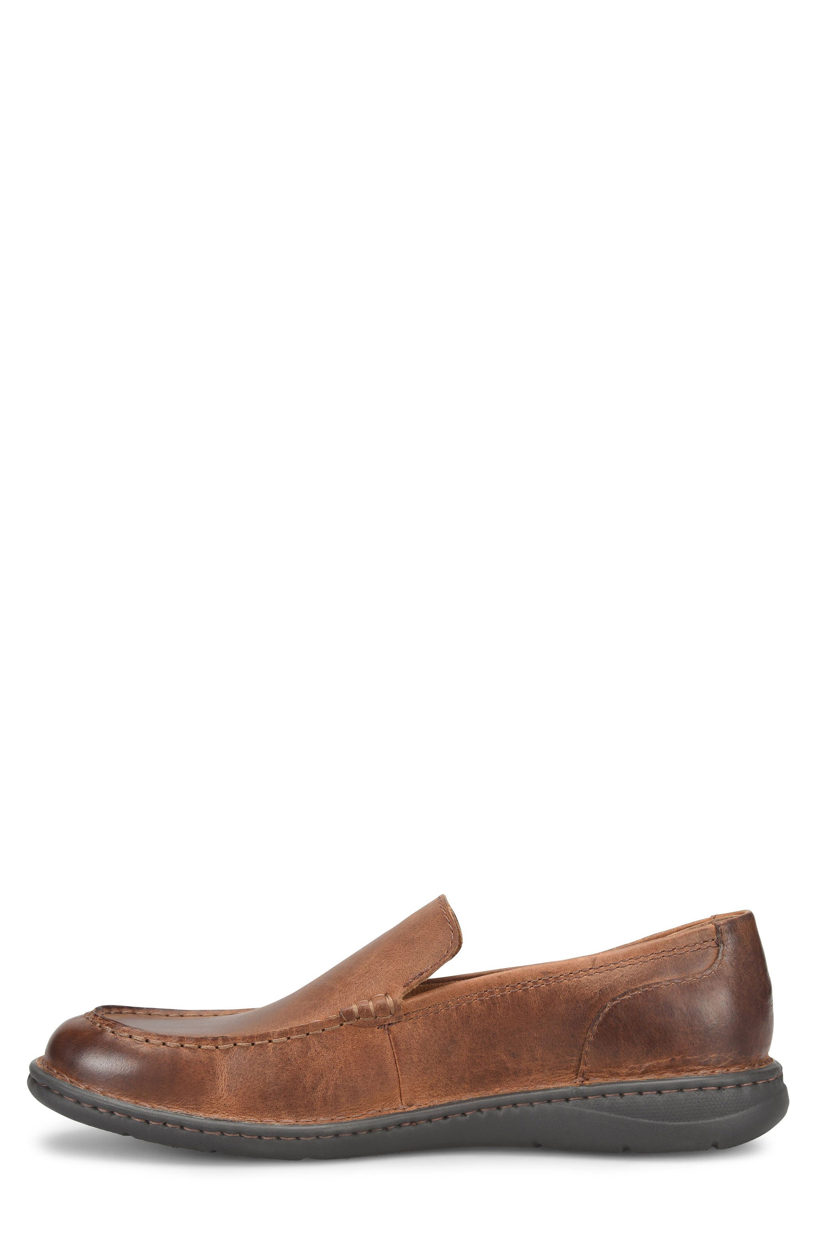Børn Thatcher Moc Toe Loafer, Alternate, color, Rust Brown