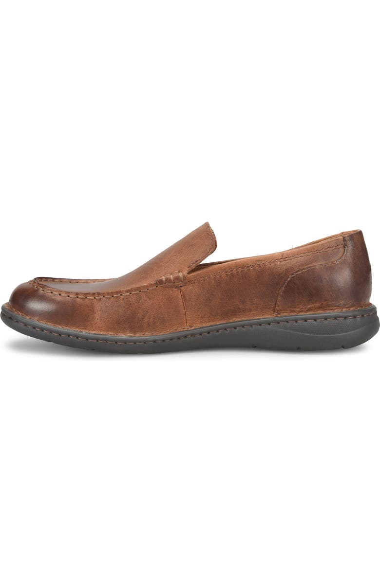 Børn Thatcher Moc Toe Loafer, Alternate, color, Rust Brown