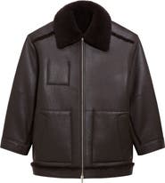 Theory Genuine Shearling Reversible Coat
