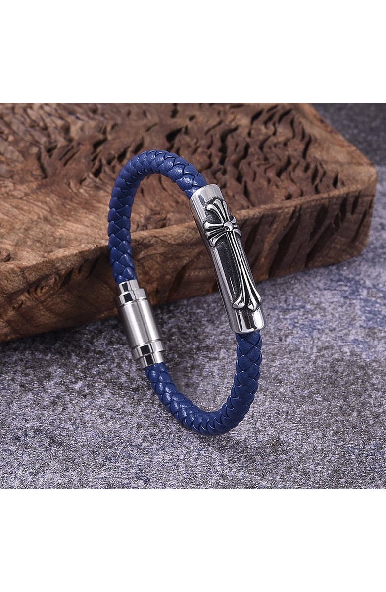 Anna Zuckerman Chrome Tides Men's Cuff, Alternate, color, Blue