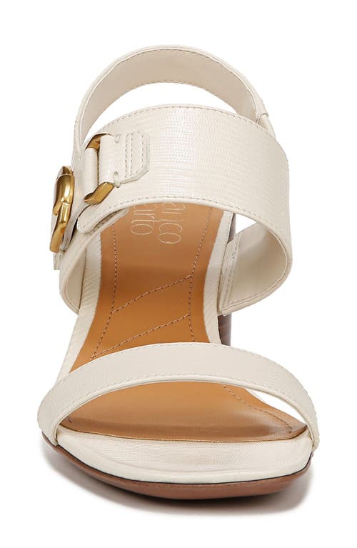 Franco Sarto Omyrah Block Heel Sandal In White