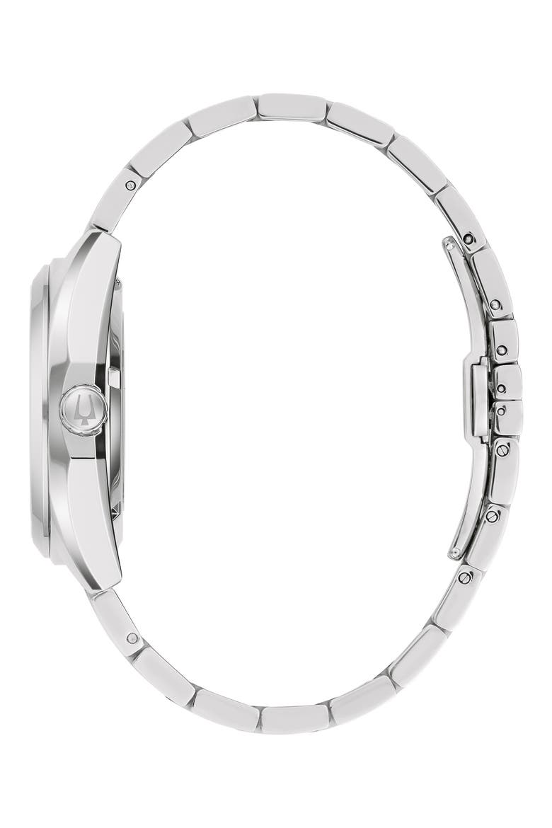 Surveyor Automatic Bracelet Watch, 39mm, Alternate, color, SILVER-TONE