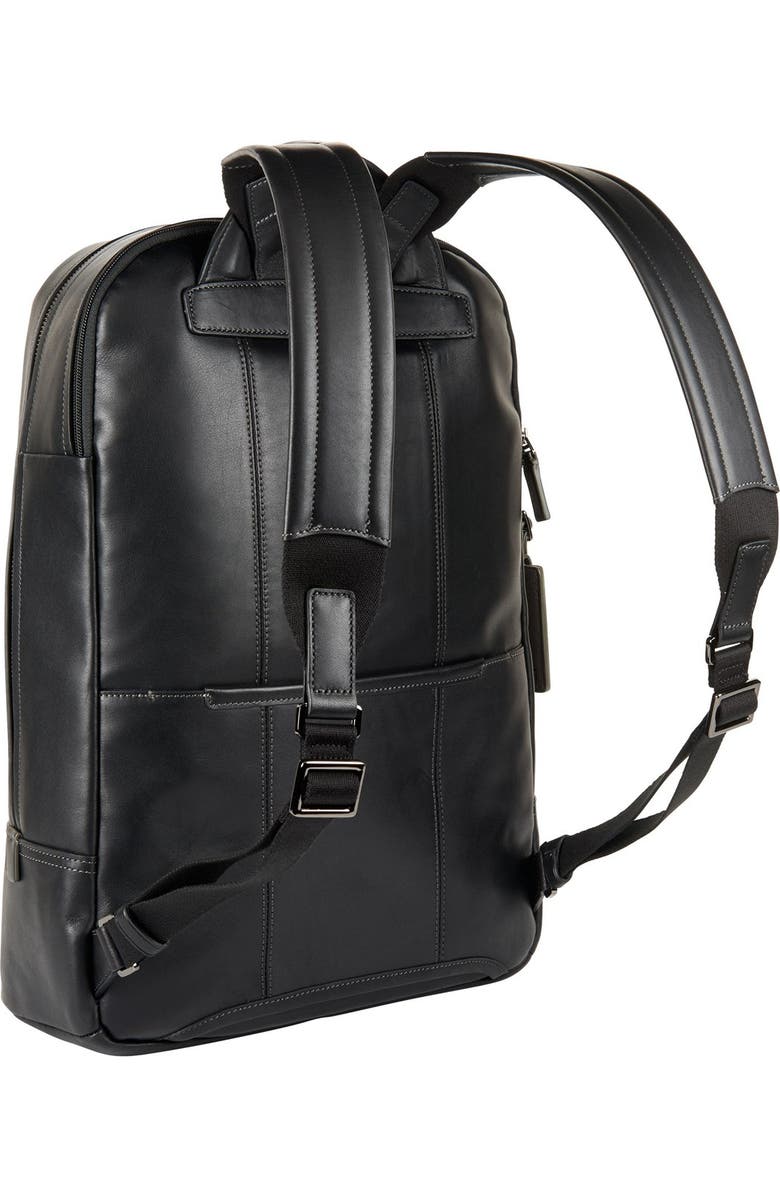 TUMI 'Harrison - Bates' Leather Backpack, Alternate, color,
