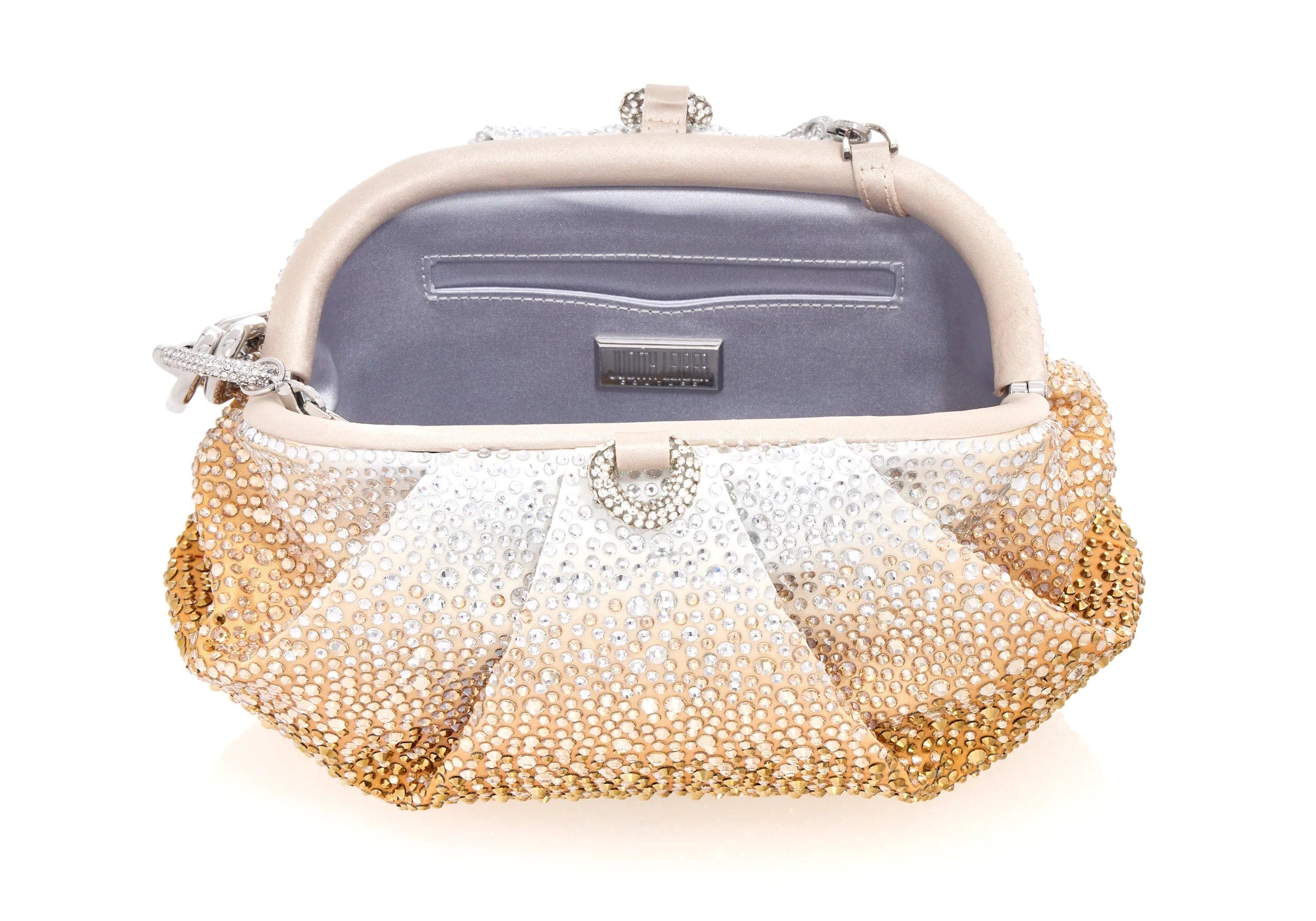 Gemma Gradient Clutch, Alternate, color, Silver Golden