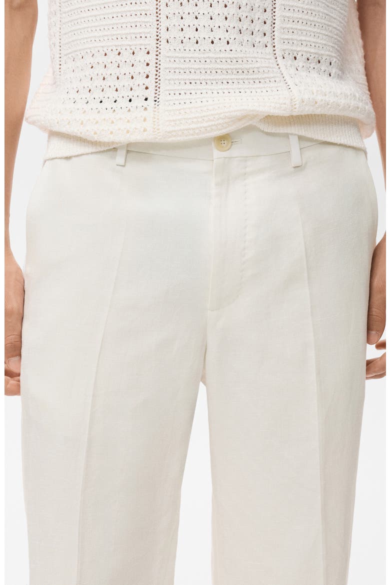 Straight Leg Pants, Alternate, color, OFF WHITE