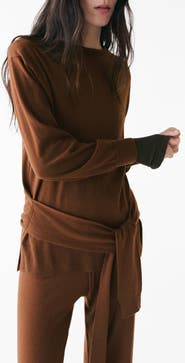 MANGO Knot Detail Sweater