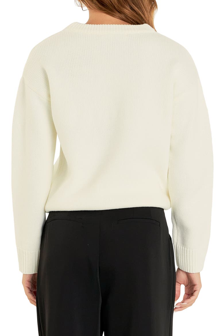 Sequin Sweater, Alternate, color, OFF WHITE