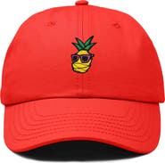 Dalix Pineapple Embroidered Dad Hat