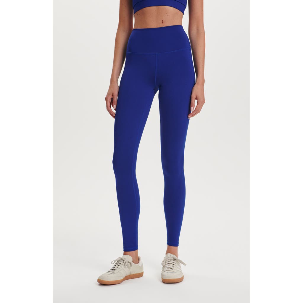 Varley Assure High Waist Leggings In Blue