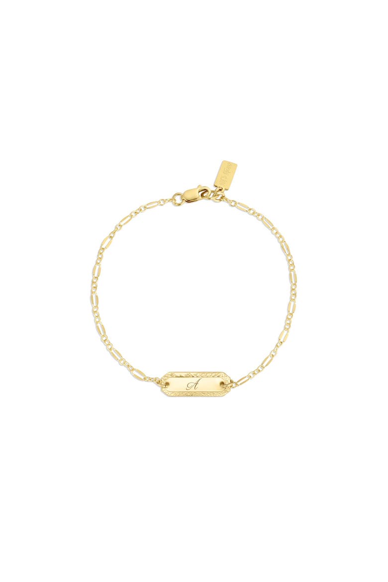 Cora Initial Bracelet, Main, color, Gold / A