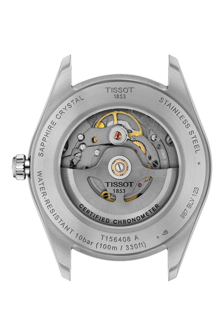 Ballade Automatic COSC Bracelet Watch, 39mm, Alternate, color, ICE BLUE