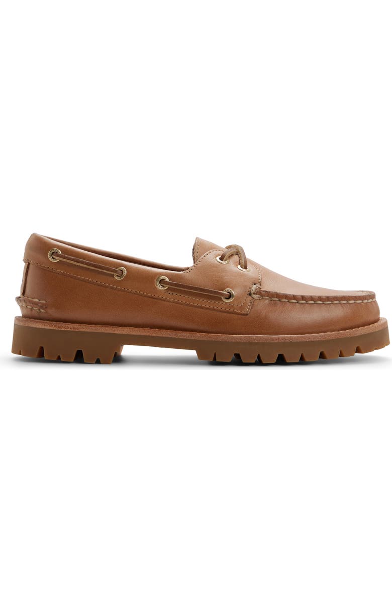 Sperry Authentic Original Lug Boat Shoe, Alternate, color, Tan