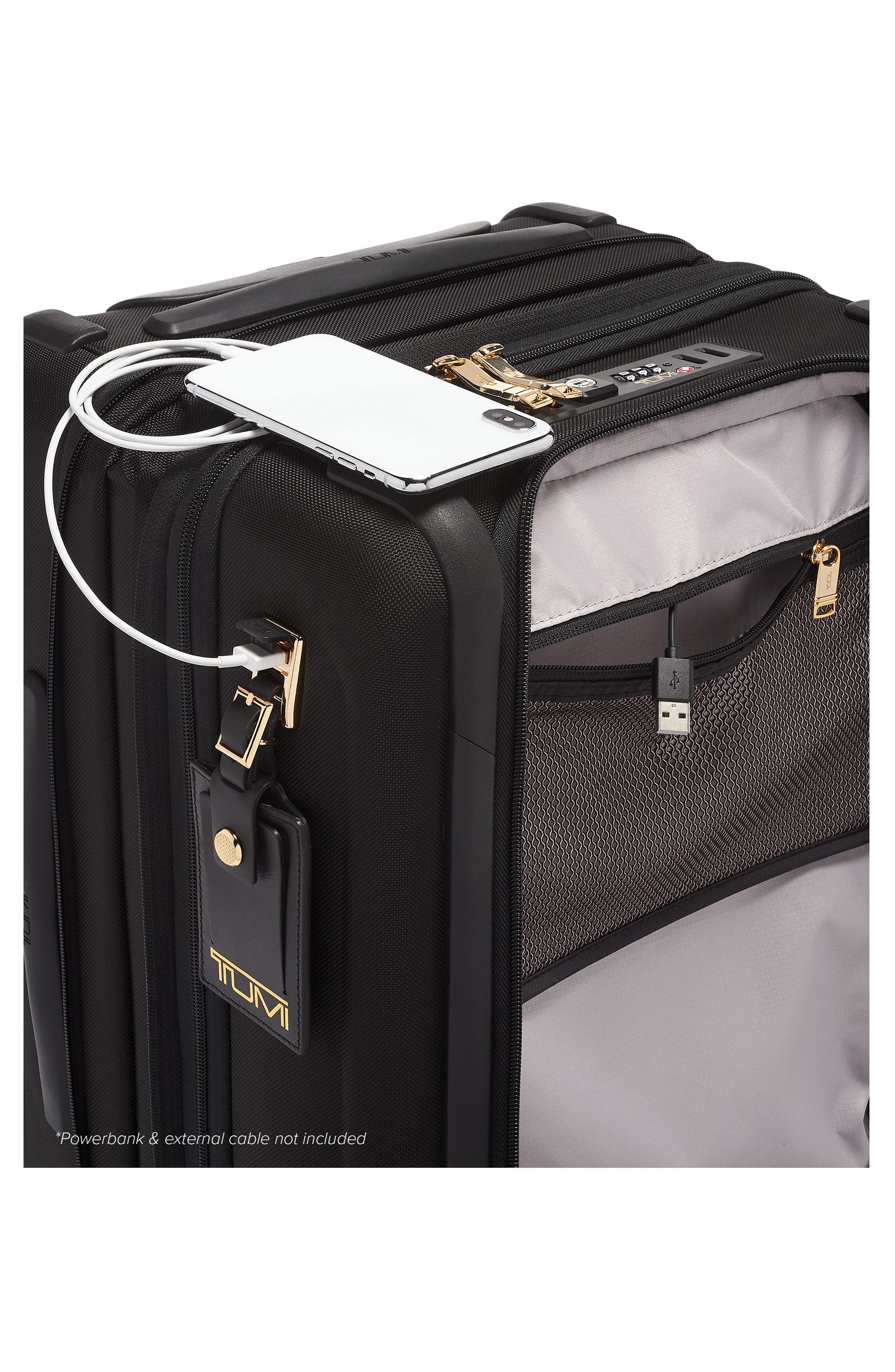 TUMI Alpha 3 Collection 22-Inch International Expandable Wheeled Carry-On Bag, Alternate, color, 