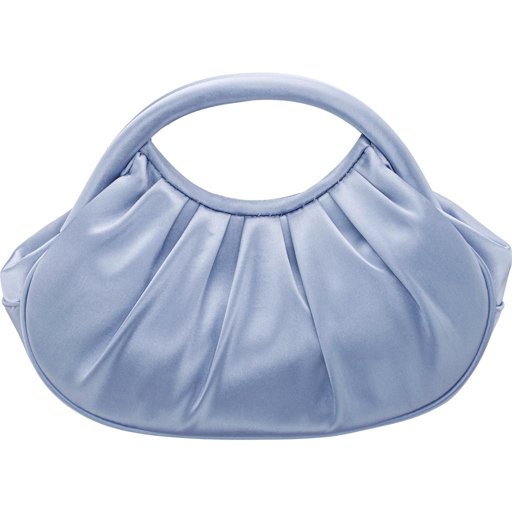 Nina Bren Top Handle Bag In Icy Blue