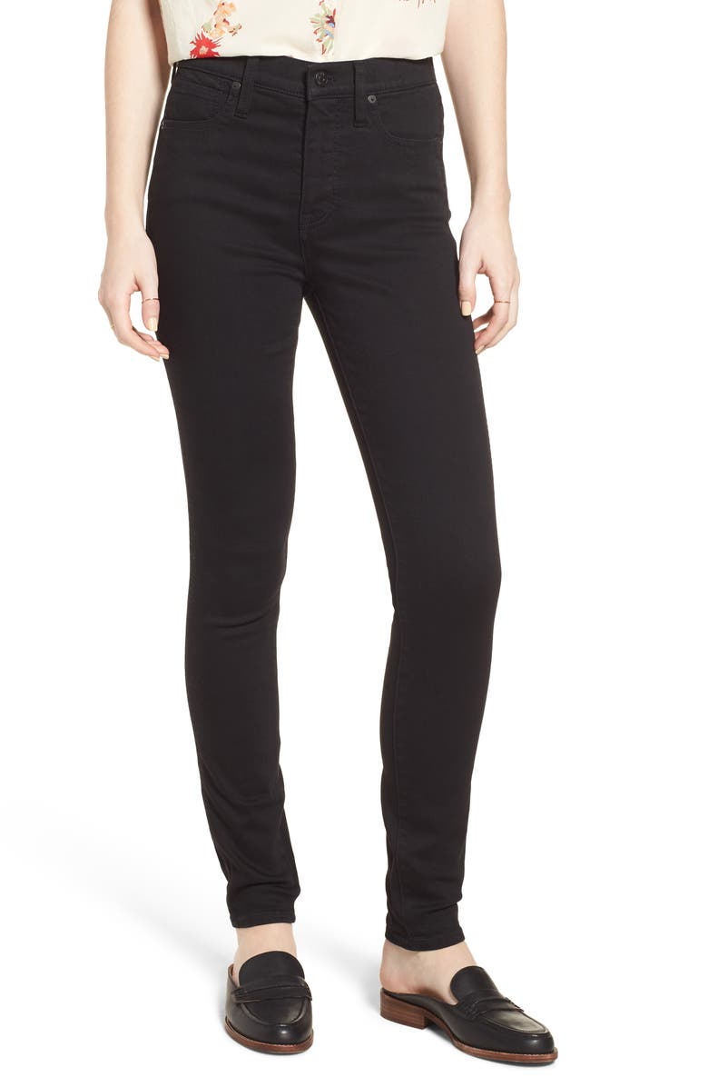 Madewell 10-Inch High Waist Skinny Jeans, Main, color,