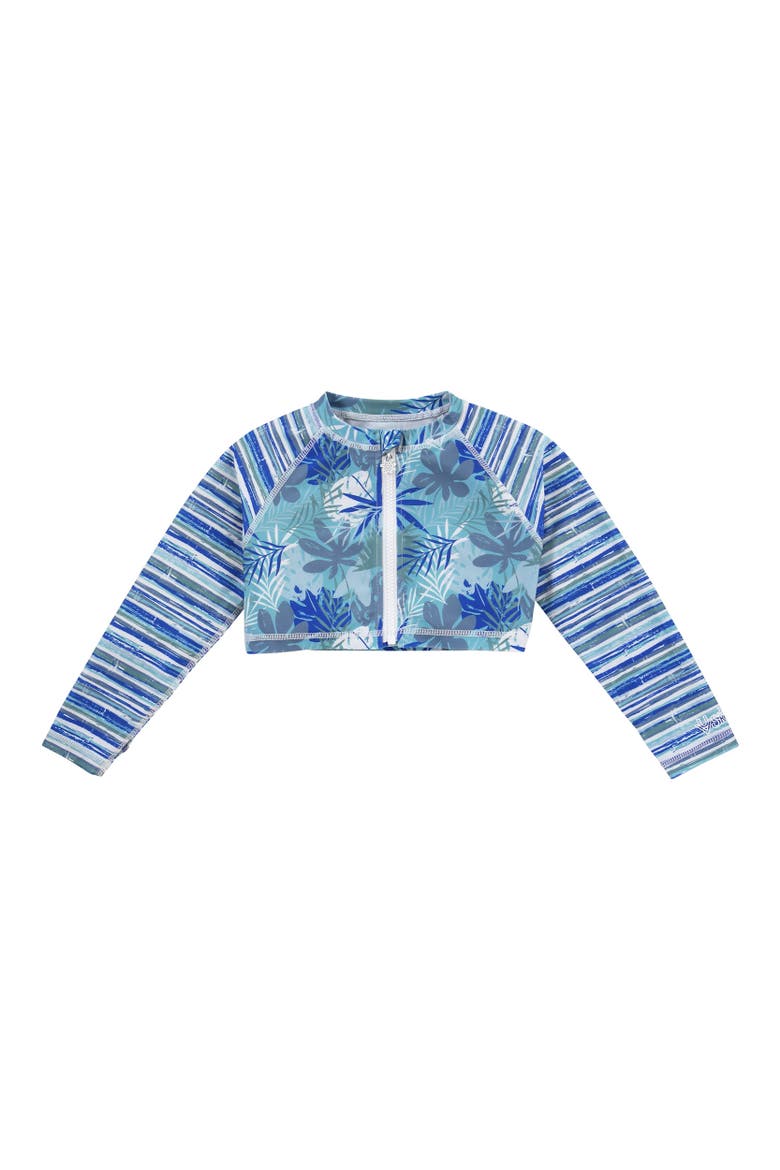 2PC Swimsuit Shrug Set, Alternate, color, Seaside Palms