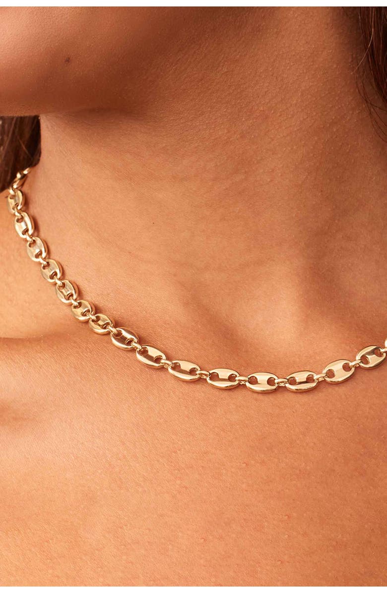 Oradina 14K Yellow Gold Majestic Mariner Necklace, Alternate, color, 