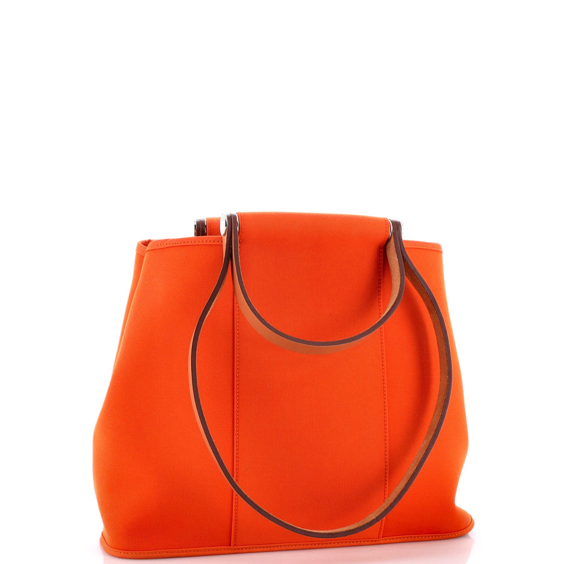 Pre-Owned Hermes Cabag Handbag Toile and Leather 32, Alternate, color, 