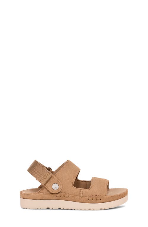 Ugg(r) Kids' Goldenstar Glide Platform Sandal In Sand