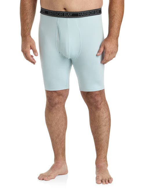 Harbor Bay By Dxl Performance Solid Boxer Brief In Winter Sky