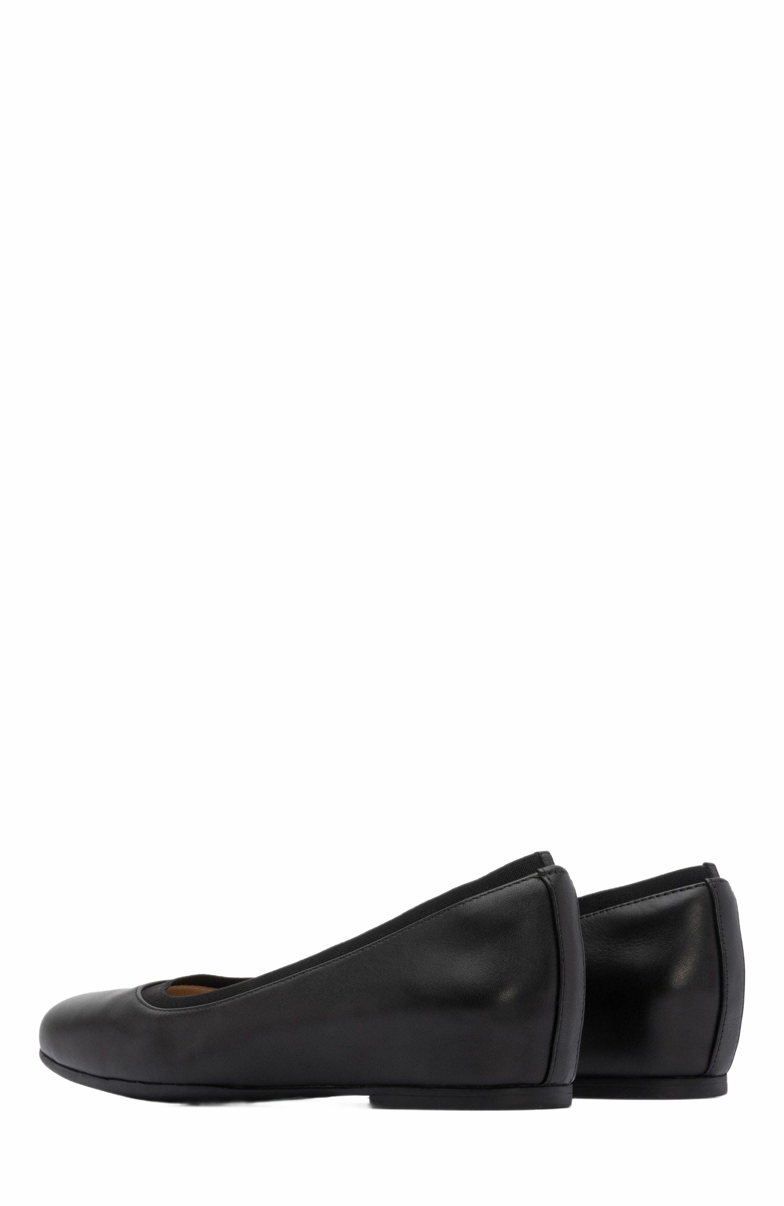 ABEO Cadence Ballet Flat, Alternate, color, Black - Metatarsal
