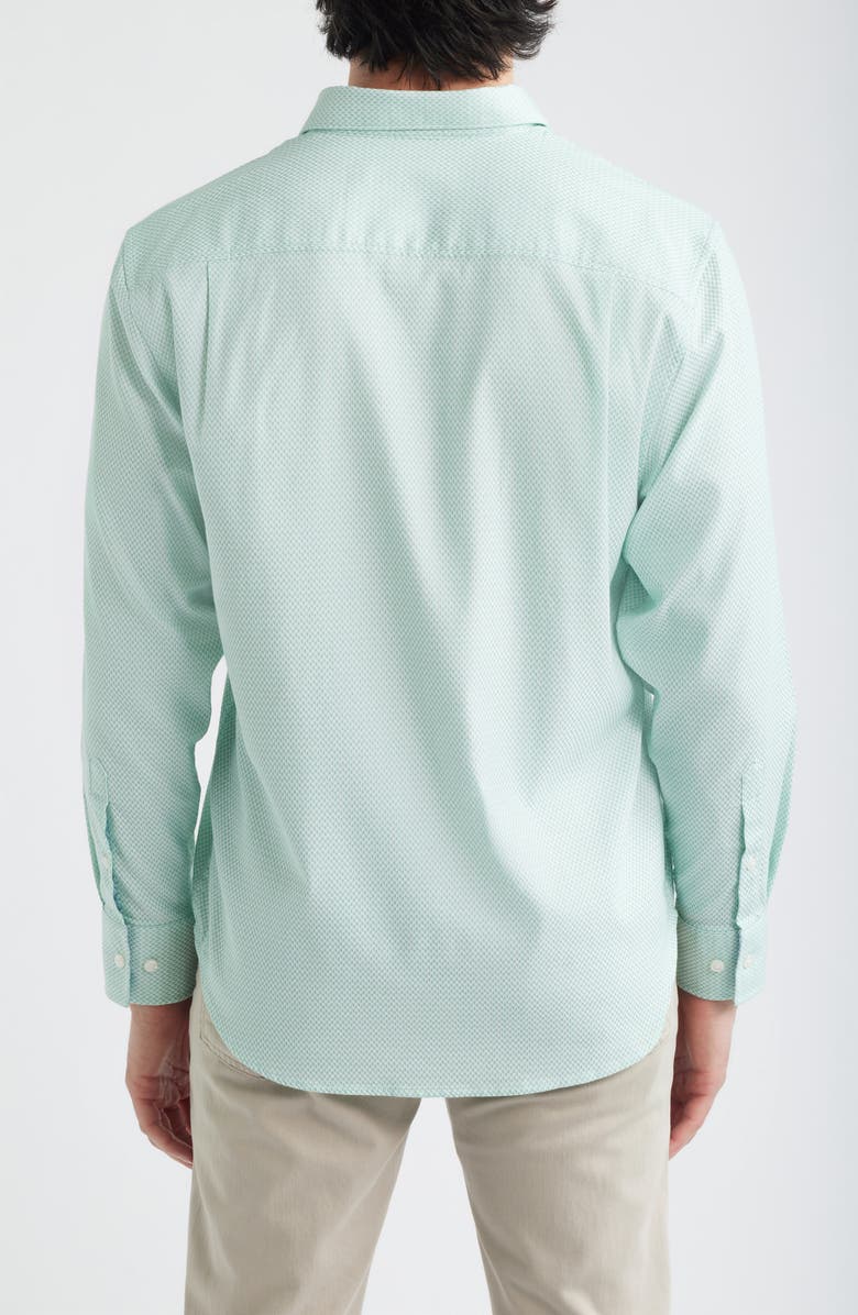 Tommy Bahama Sarasota Stretch Ventura Coast IslandZone<sup>®</sup> Button-Up Shirt, Alternate, color, Dusty Jade Green